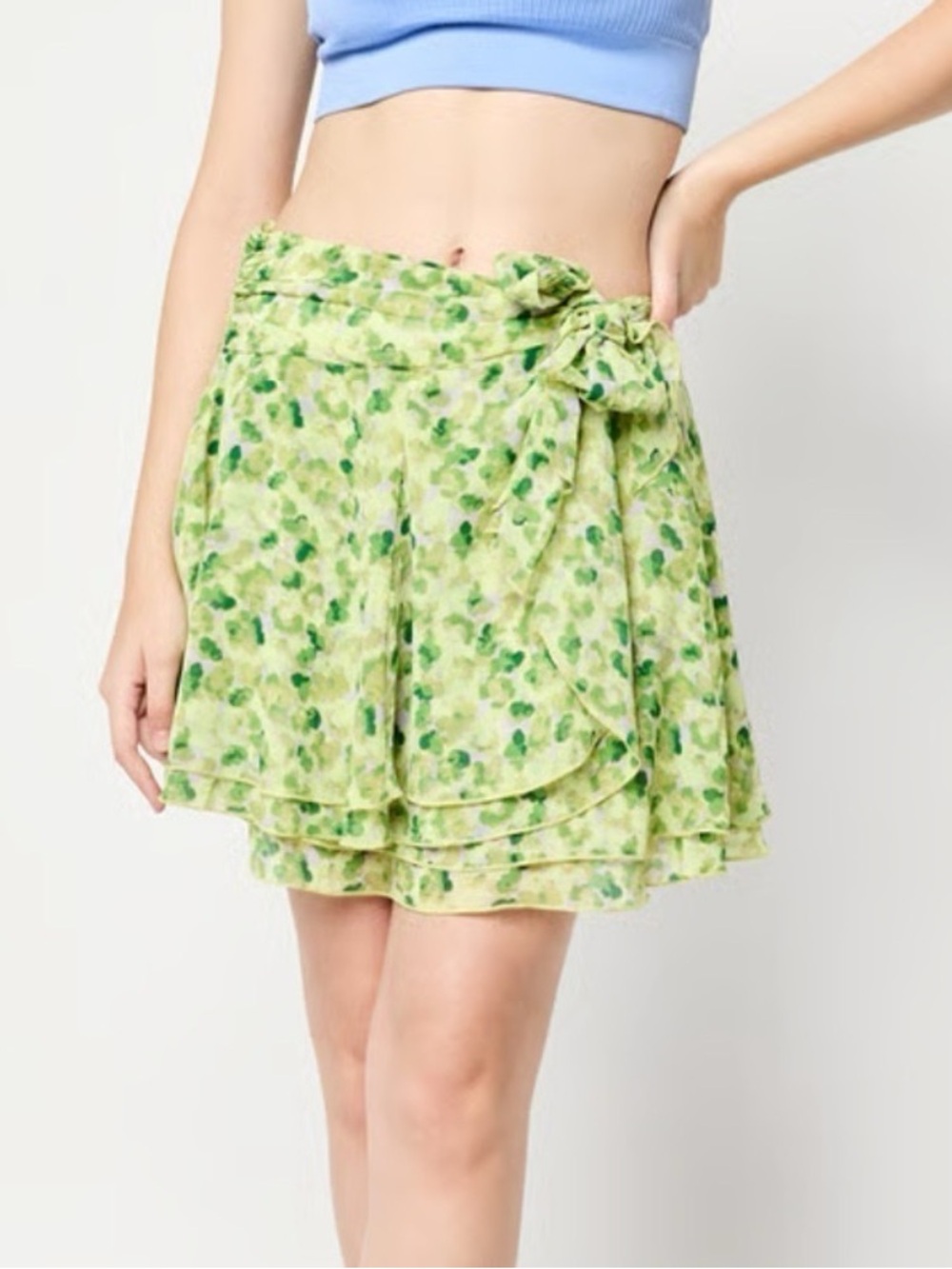 Aerie Chiffon Wrap Skirt